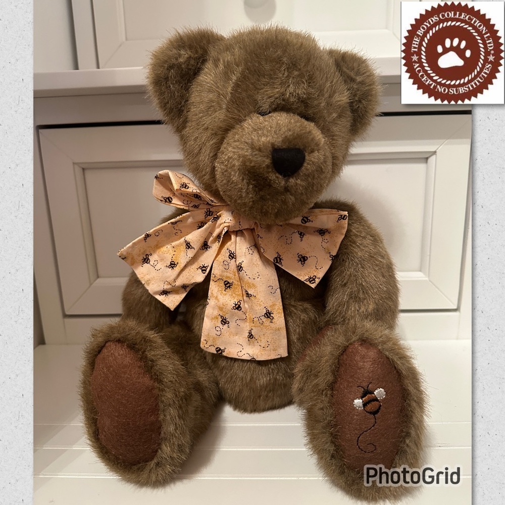 NWT, Boyds Bears Bumbley B Bear, HB’s Heirloom Series - Picture 1 of 6